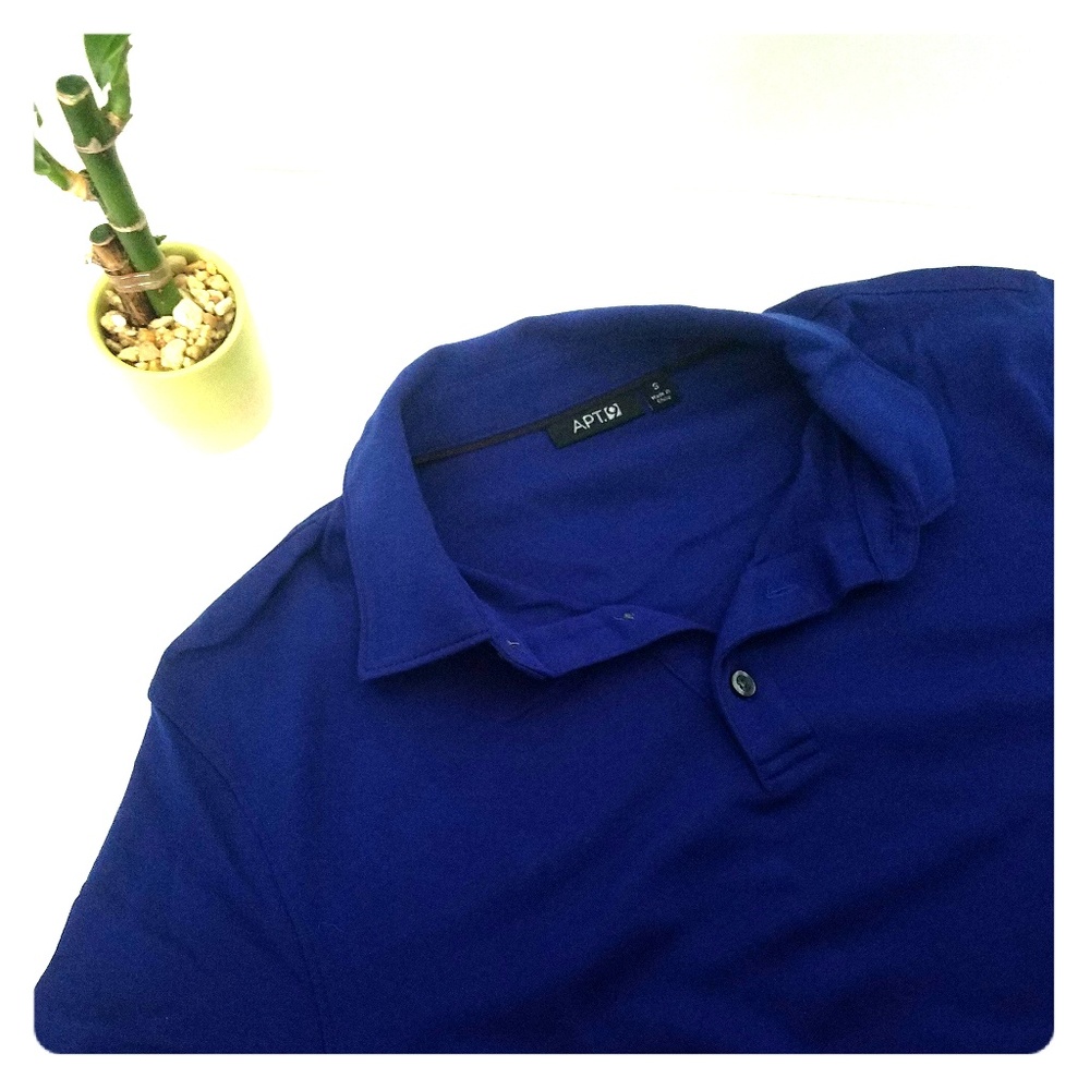 Apt. 9 Royal Blue Polo Shirt: size small